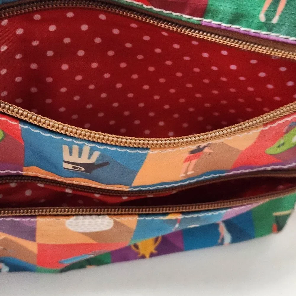 Sydney Love Sport Golf Crossbody Bag Championship Round Multi-Color Ripstop - Picture 9 of 16